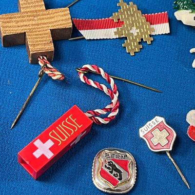 SWISS SWITZERLAND FESTIVAL CULTURAL ITEMS 9 PIECES