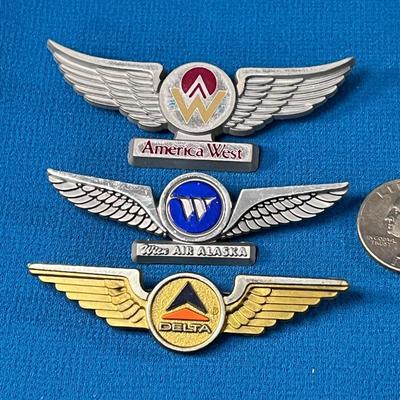 KIDS PILOTS WINGS PROMO PINS 3 COUNT