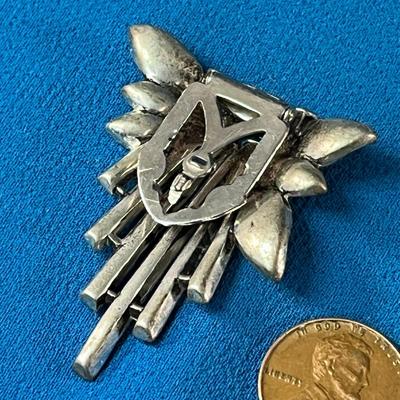 VINTAGE DRESS CLIP EMBEDDED RHINESTONE