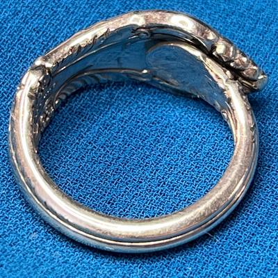 STERLING â€œCOMMUNITYâ€ SPOON RING
