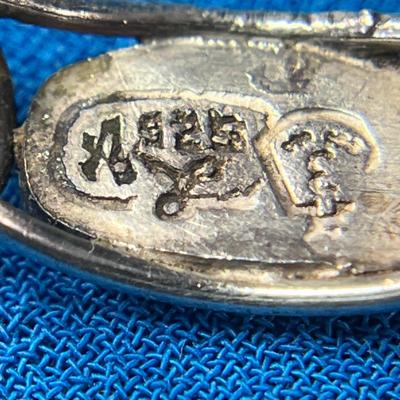 STERLING ABALONE INSET RING