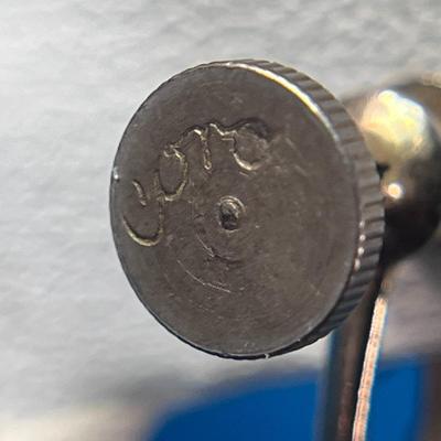 PRETTY VINTAGE CORO PINK AND BLUE RHINESTONE EARRINGS 