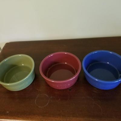 Longaberger Dog Bowls