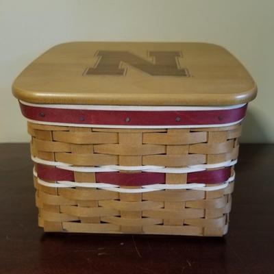 Nebraska Cornhuskers Longaberger Basket