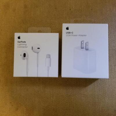 Apple Earbuds and Plug