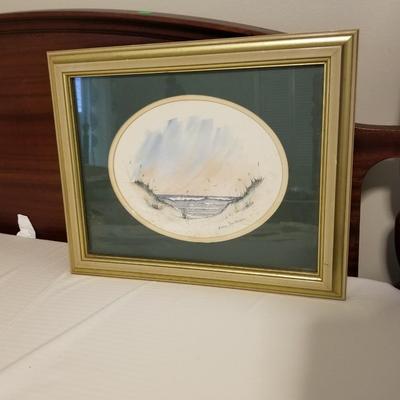 Framed Beach Artwork