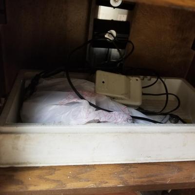 Sewing Cabinet and Machine