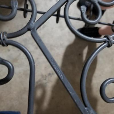 2 Longaberger Cast Iron Planters