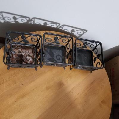 Set of 3 Longaberger Candle Holders
