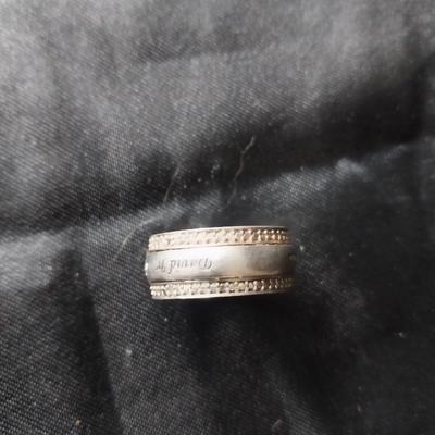 925 SILVER -RING BAND AND EARRINGS