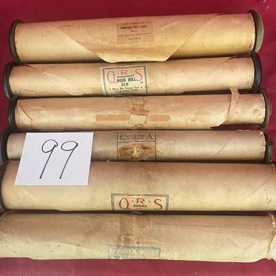 Vintage Word Rolls for Player Piano