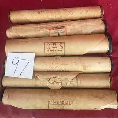 Vintage Word Rolls for Player Piano