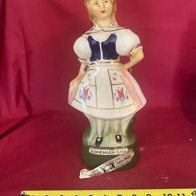 Vintage Bohemian Girl Decanter
