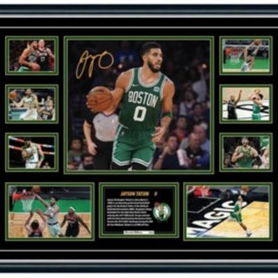 JAYSON TATUM  ROOKIE PHOTO AUTOGRAPHED