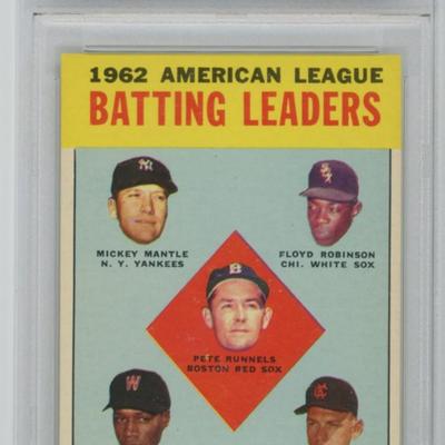 1962 BATTING LEADERS