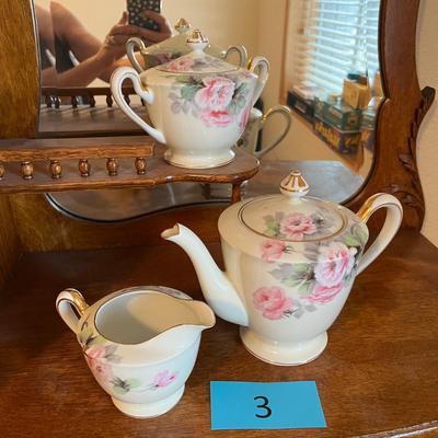 Roses Tea Set