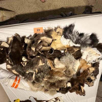 Box of Scrap Craft Fur