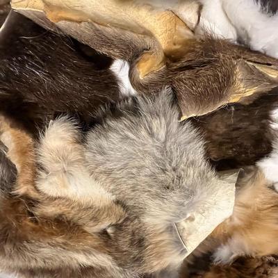 Box of Scrap Craft Fur