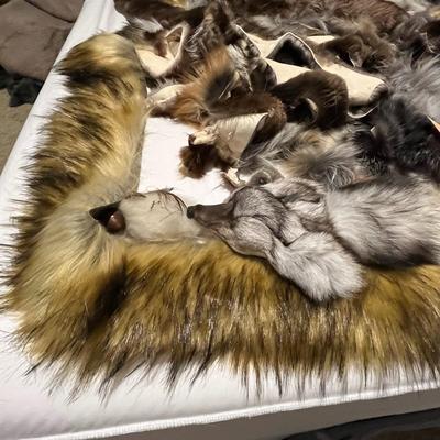 Large Box of Scrap Fur