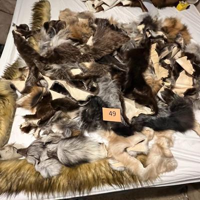 Large Box of Scrap Fur