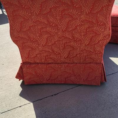 BEAUTIFUL VINTAGE CONOVER UPHOLSTERED LOUNGE CHAIR AND OTTOMAN