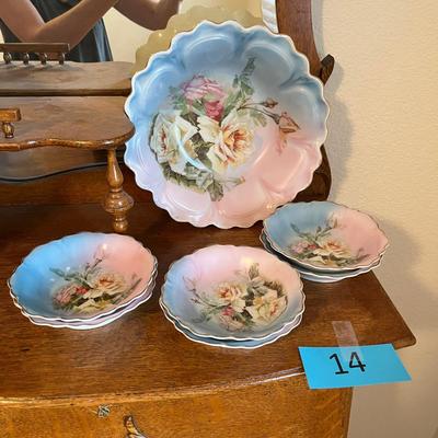 Bavarian Roses Berry Bowl set