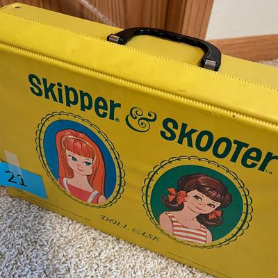 Skipper & Skooter Dolls w/ case