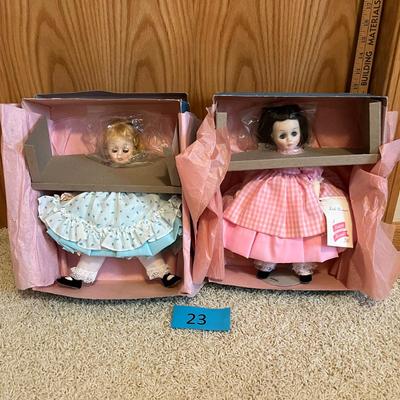 Lot of 2 Madame Alexander Dolls in box