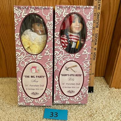 Boy & Girl Doll NIB