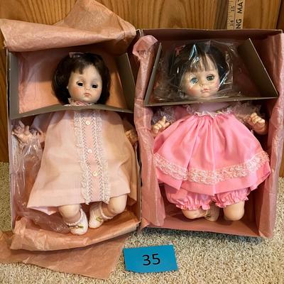 Two Madame Alexander Dolls In Boxes