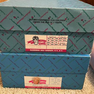Two Madame Alexander Dolls In Boxes