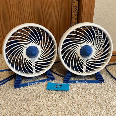 Pair of fans