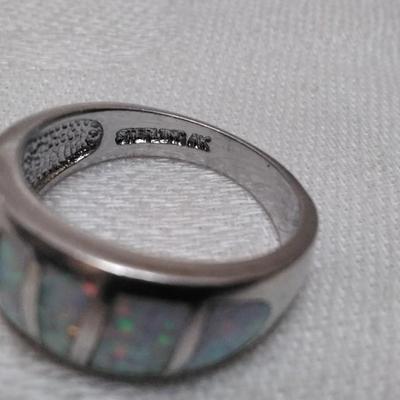 Vintage AK Opal 925 Ring Size 7
