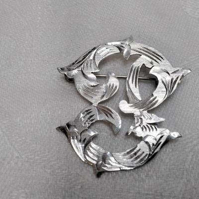 Vintage Handmarked Mexico 925 Brooch