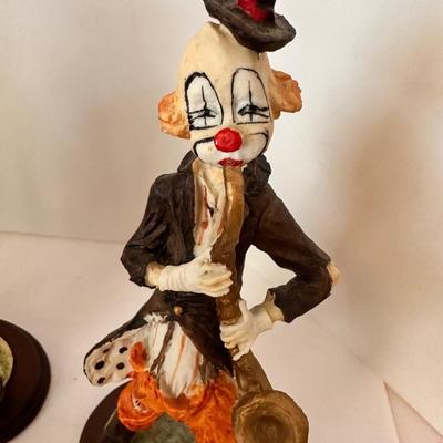 COLLECTIBLE CLOWN STATUE LOT