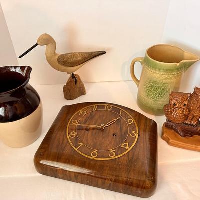 ART DECO CLOCK, COLLECTABLE ITEM LOT 