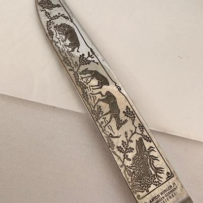 VINTAGE ANTON WINGEN JR. GERMANY CARVING SET 