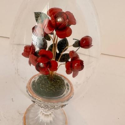 HOUSE OF FABERGE CRYSTAL EGG LOT 