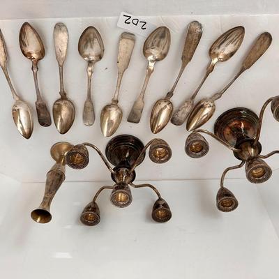 STERLING AND COIN SILVER LOT 