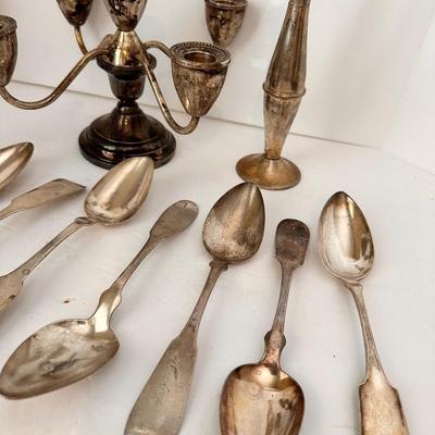 STERLING AND COIN SILVER LOT 