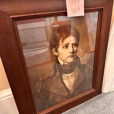 ANTIQUE FRAMED MALE PORTRAIT
