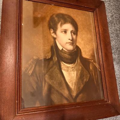 ANTIQUE FRAMED MALE PORTRAIT