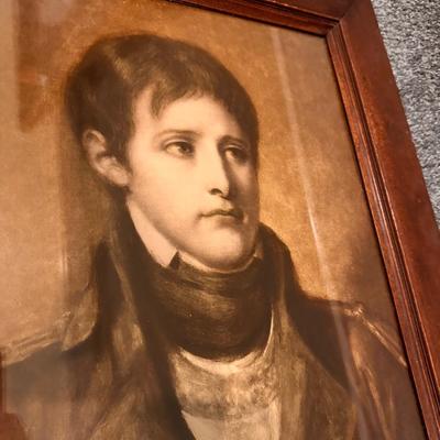 ANTIQUE FRAMED MALE PORTRAIT