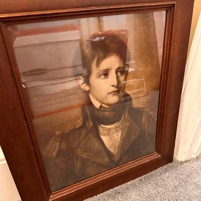 ANTIQUE FRAMED MALE PORTRAIT