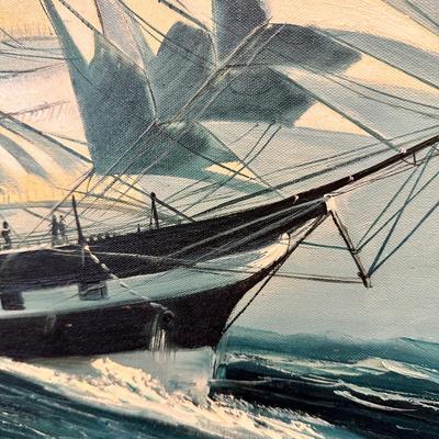 LON RANDELL 1978 SHIP PAINTING 