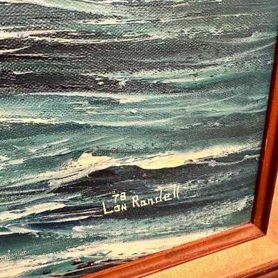 LON RANDELL 1978 SHIP PAINTING 