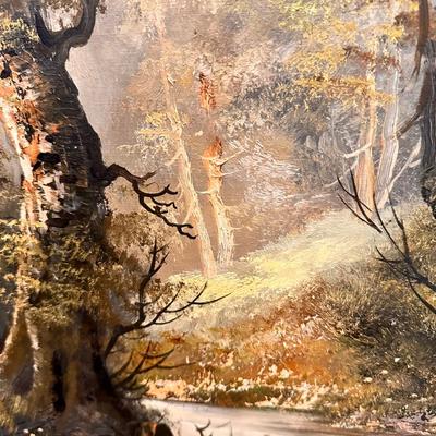 SIGNED FRAMED LANDSCAPE PAINTING 
