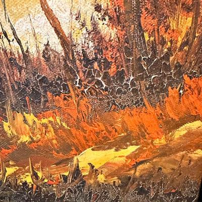 R. W. HOPKINS FRAMED LANDSCAPE 