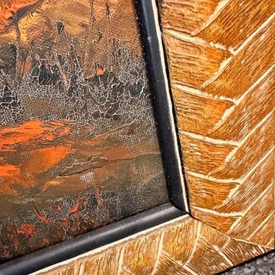 R. W. HOPKINS FRAMED LANDSCAPE 