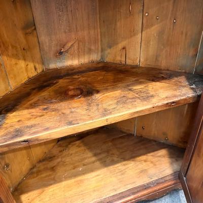 PRIMITAVE STYLE CORNER CABINET 